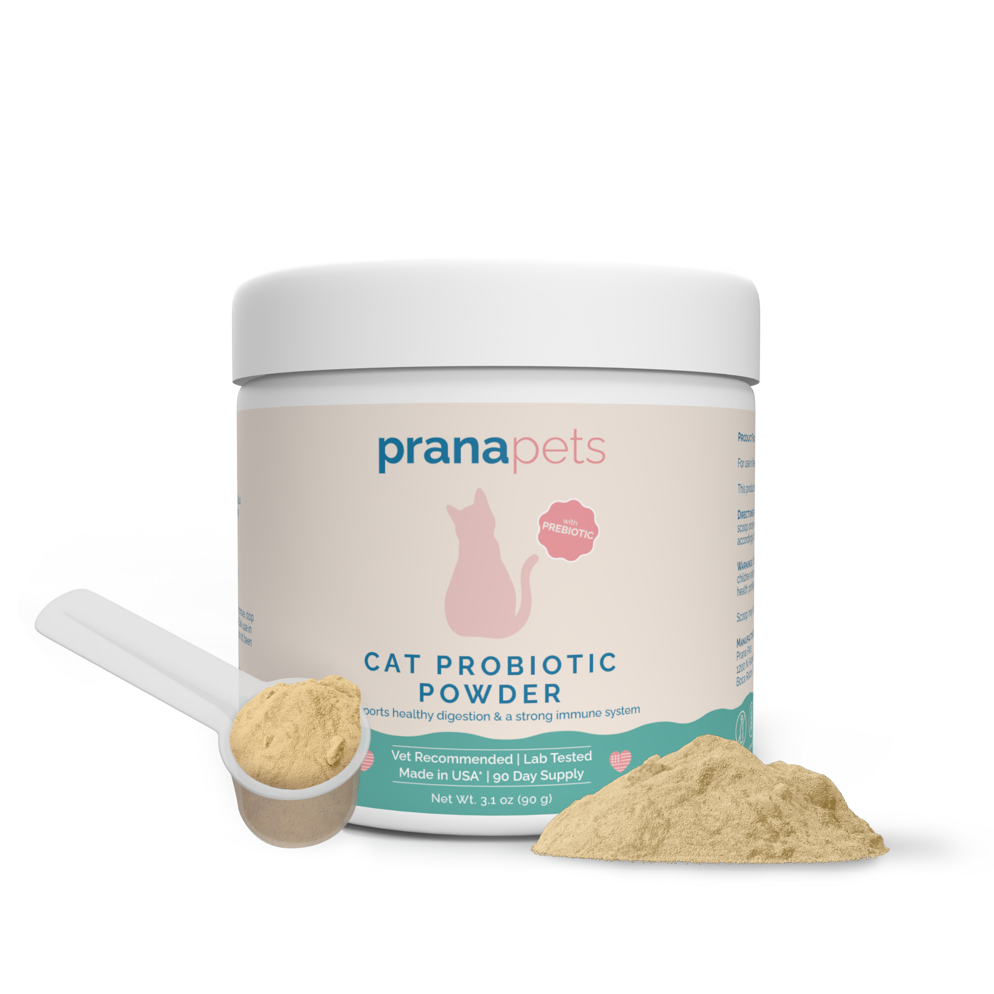 prana pets probiotic powder for cats and kittens